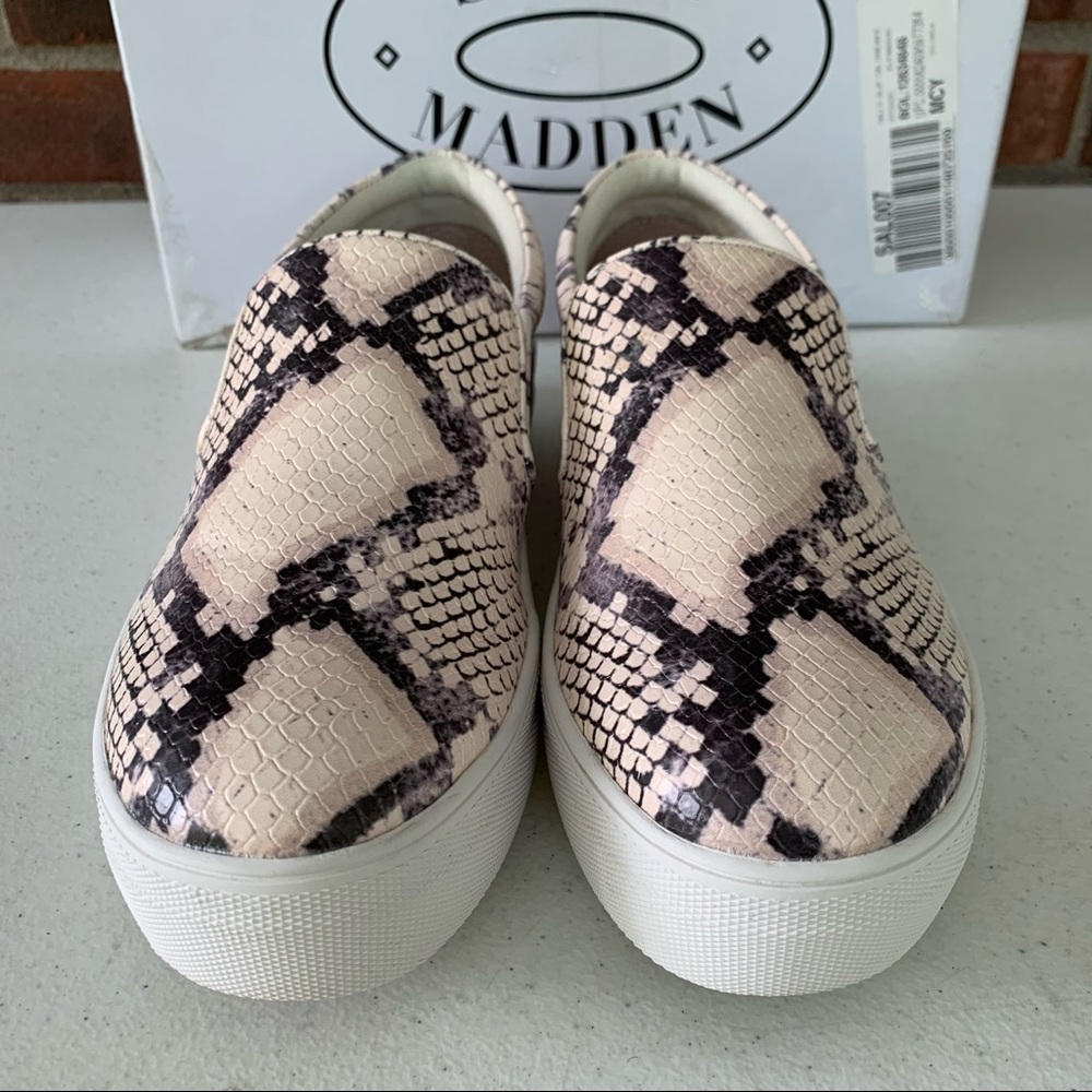 Steve Madden Gills Snake Print Fashion Sneaker - image 4